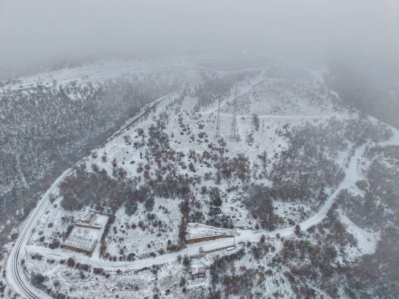 Konya’nın bu ilçesine kar çok yakıştı 12